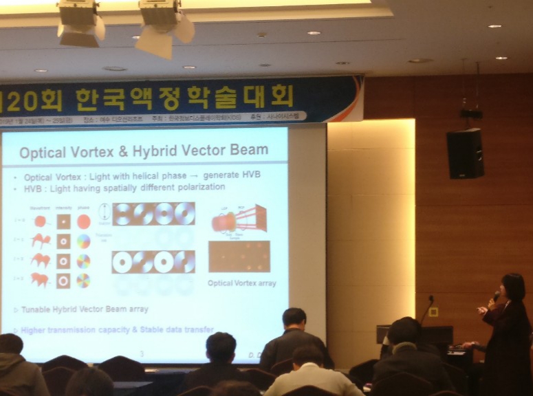 2019. 01. 24. - 2019. 01. 25.  The 20th Korea Liquid Crystal Conference (KLCC)