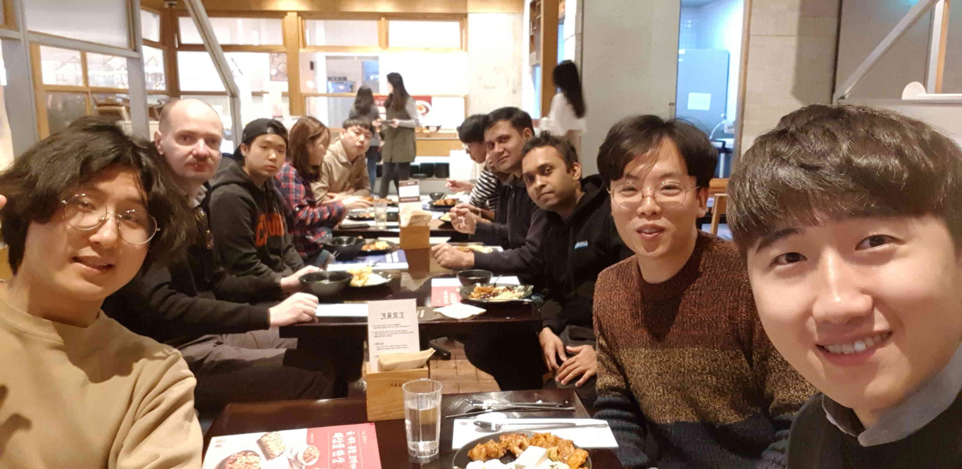 2019.11.27. Dinner with Lab members