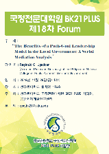 [GMPA] The BK21 PLUS 18th Forum (2019.11.29)
